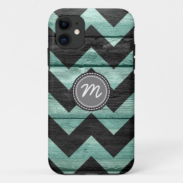 Coques Case-Mate iPhone Bois aztèque chevron zig zag motif #6 (Dos)