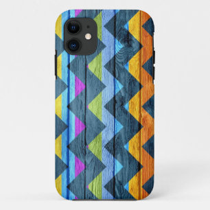 Case-Mate iPhone Case Bois coloré Chevron Abstrait #2