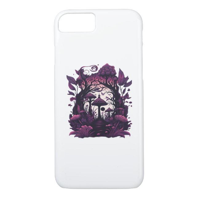 Coques Case-Mate iPhone Bois de champignons Whimsigoth Witchy sérigraphie  (Dos)