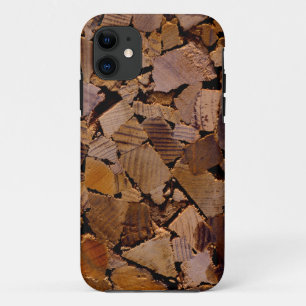 Case-Mate iPhone Case Bois de chauffage rustique cabine bois  écorce mot