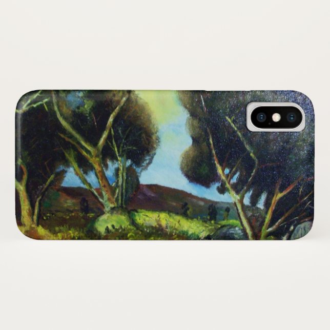 Coques Case-Mate iPhone BOIS DE PINÈDE DANS LE Paysage TOSCANE (Dos (Horizontal))