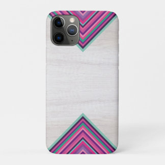 Case-Mate iPhone Case Bois et rayures lumineuses, conception bohème géom