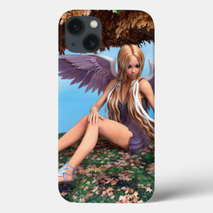 Coques Pour iPhone Bois Fantastique de l'Ange d'Automne Art