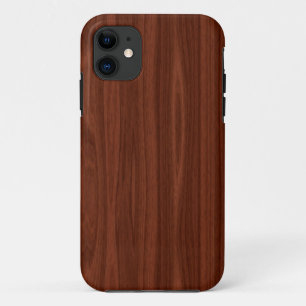 Coque iPhone 11 Bois foncé