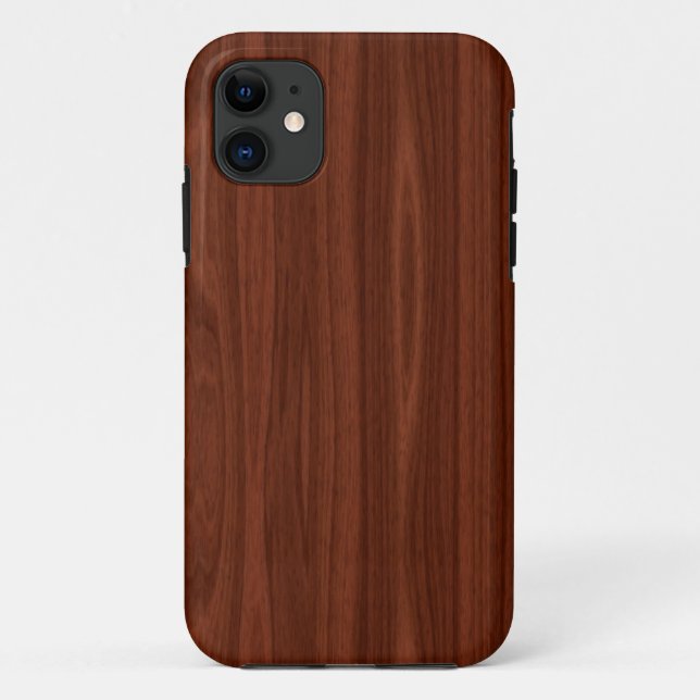 Coques Case-Mate iPhone Bois foncé (Dos)