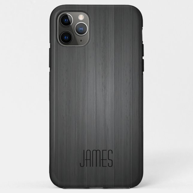 Coques Case-Mate iPhone Bois gris Faux (Dos)
