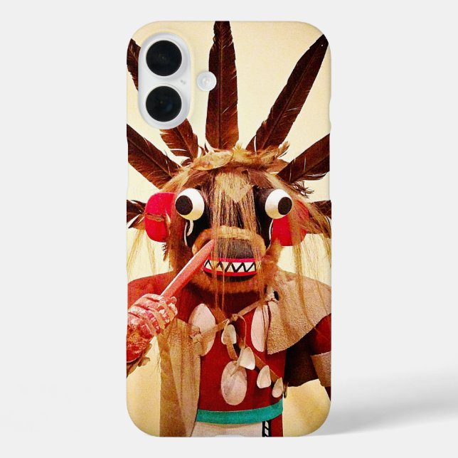 Coques Case-Mate iPhone Bois kachina doll photo mignon drôle visage bête (Verso)