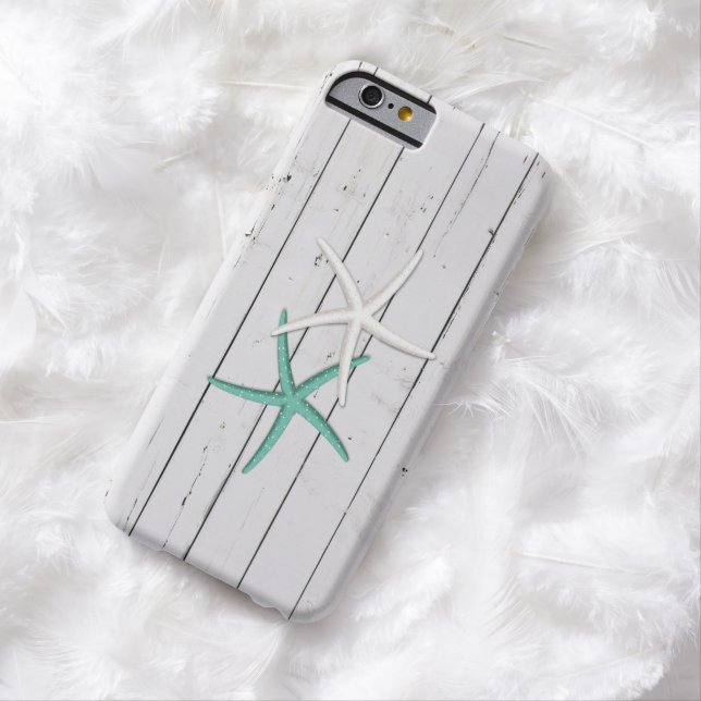 Coques Case-Mate iPhone Bois patiné d'étoiles de mer rustiques (In Situ)