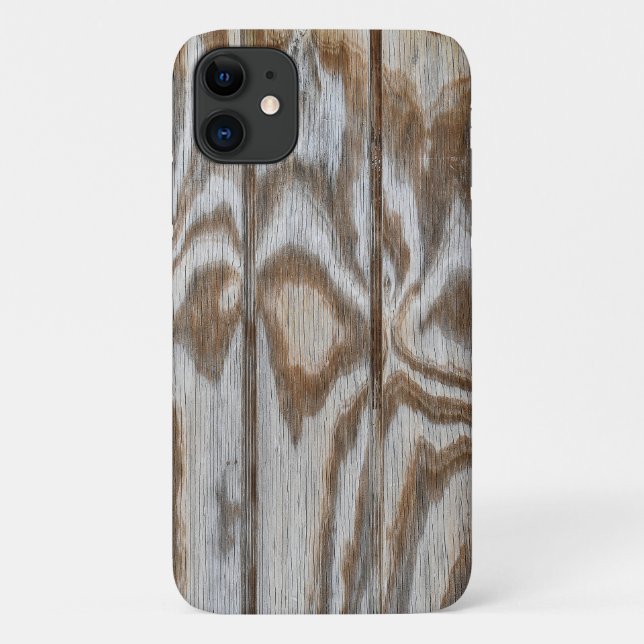 Coques Case-Mate iPhone bois patiné rustique abstrait (Dos)