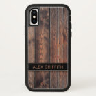 Bois rustique de Faux de brun foncé