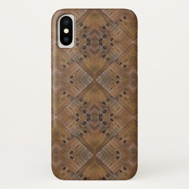 Coques Case-Mate iPhone Bois texture bois naturel arrière - plan brun arbr (Dos)