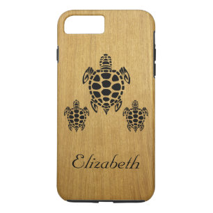 Coque Case-Mate Pour iPhone Bois tribal fait sur commande de Faux de tortue de