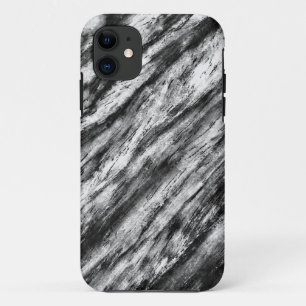 Etui iPhone Case-Mate Bois vintage noir et blanc