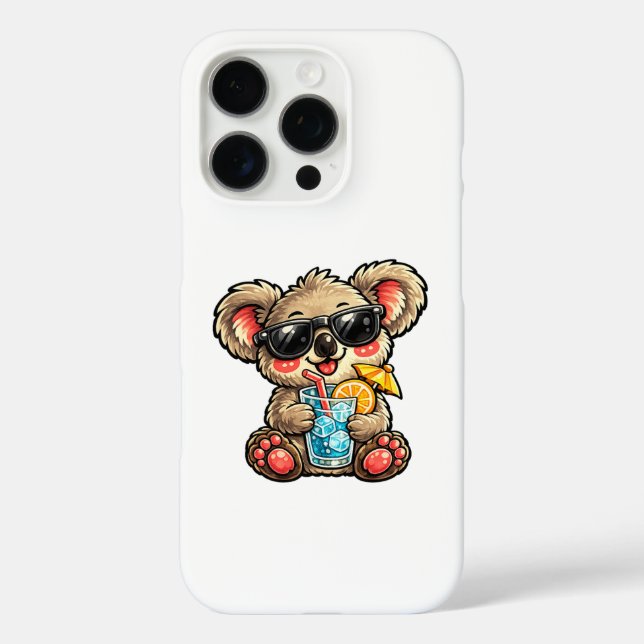 Coques Case-Mate iPhone Boisson Cool Koala (Verso)