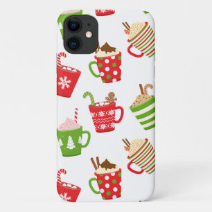 Case-Mate iPhone Case Boissons chaudes festives Noël Motif
