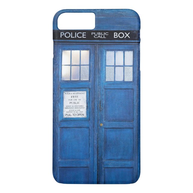 Coques Case-Mate iPhone Boîte d'appel de la cabine téléphonique bleue amus (Dos)