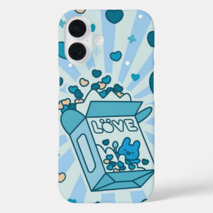 Coque Pour iPhone 16 Boîte de céréales mignonne Love