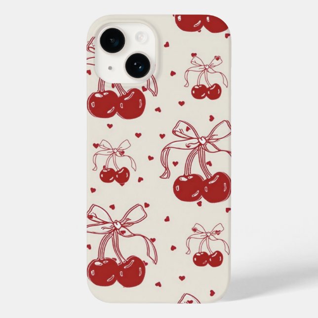 Coques Case-Mate iPhone boîte de téléphone cerise de plaisir (Verso)