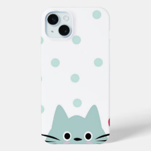Coque iPhone 15 Mini Boîtes de téléphone de chat customisées avec votre