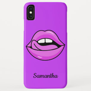 Case-Mate iPhone Case Boîtes de téléphone de nom personnalisé rose Lips