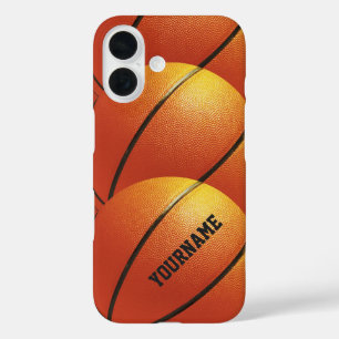 Coque Pour iPhone 16 Boîtes de téléphone de nom personnalisées de baske