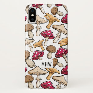 Coque iPhone X Boîtes de téléphone monogramme personnalisées pour