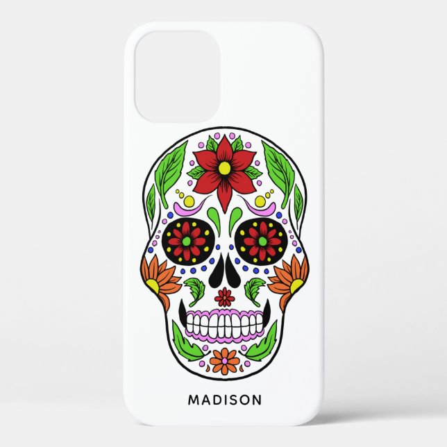 Coques Case-Mate iPhone Boîtes de téléphone Sugar Skull (Verso)