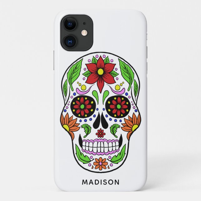 Coques Case-Mate iPhone Boîtes de téléphone Sugar Skull (Dos)