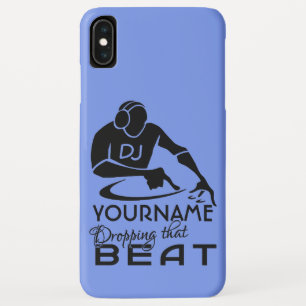 Case-Mate iPhone Case Boîtes DJ personnalisées de nom et couleur