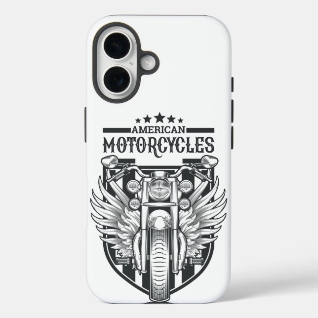 Coques Case-Mate iPhone Boîtes téléphoniques "American Motocycles" (Verso)