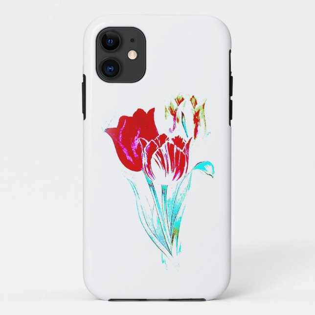 Coques Case-Mate iPhone boîtier apple iphone 11 motif de fleurs style  (Dos)