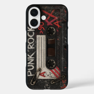 Coque Pour iPhone 16 Boîtier Apple iPhone 16 Punk Rock Apple