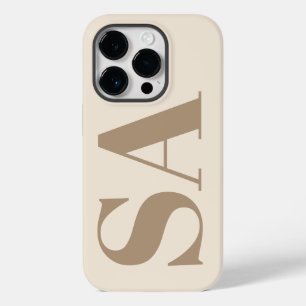 Coque Pour iPhone 14 Pro Boîtier Case-Mate blanc antique tendance avec mono