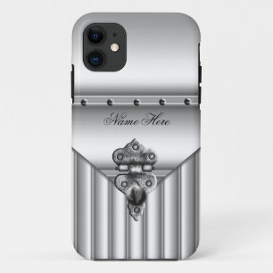 Coque iPhone 11 Boîtier Case-Mate pour iPhone 5 Gris Look Lock