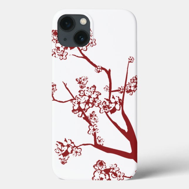 Coques Case-Mate iPhone Boîtier d'air Red Cherry Blossom (Verso)