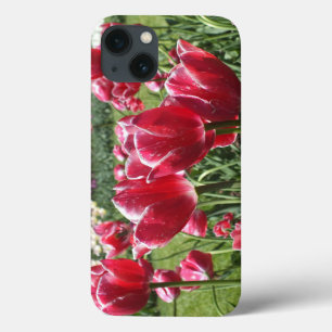 Case-Mate iPhone Case Boîtier d'air Red N White Tulips iPad