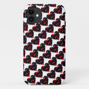 Coques Pour iPhone Boîtier d'amour à cœurs colorés