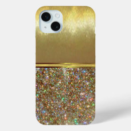 Coque iPhone 15 Mini Boîtier de conception Gold Luxe pour iPhone 6 Coqu