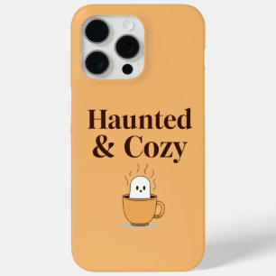 Coque iPhone 15 Pro Max Boîtier de téléphone à café fantôme hanté et confo