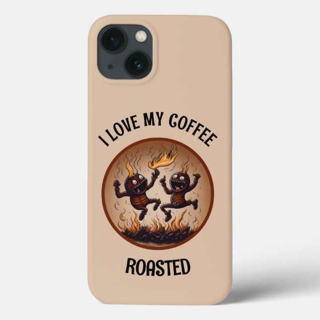 Coques Case-Mate iPhone Boîtier de téléphone à café rôti (Verso)