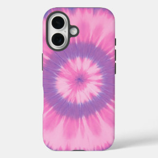 Coque Pour iPhone 16 Boîtier de téléphone à cravate rose et violet