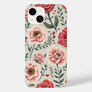 Coque Pour iPhone 14 boîtier de téléphone à fleurs