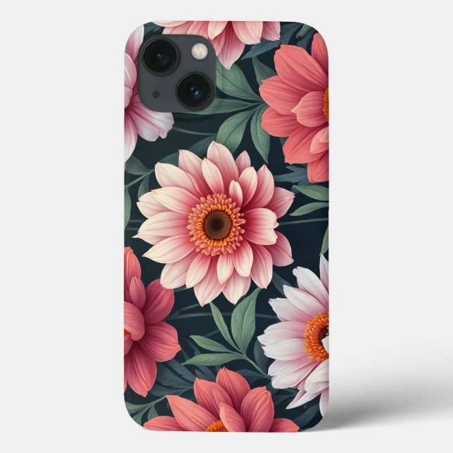 Coques Case-Mate iPhone boîtier de téléphone à fleurs (Verso)