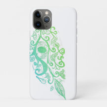 Boîtier de téléphone à motif floral