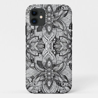 Case-Mate iPhone Case Boîtier de téléphone à motif noir et blanc