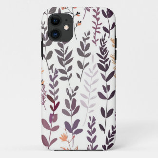 Case-Mate iPhone Case Boîtier de téléphone à motifs floraux pourpre