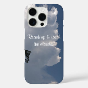 Coques iPhone 16 Pro Boîtier de téléphone à nuages fluides blanc