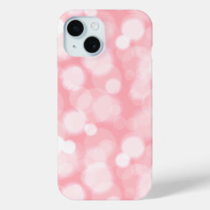 Coque Pour iPhone 15 Boîtier de téléphone Abstrait Pink Bokeh Fairy