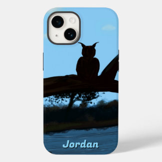 Coque Pour iPhone 14 Boîtier de téléphone Apple River Owl