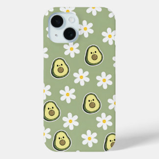 Coque Pour iPhone 15 Boîtier de téléphone Avocado